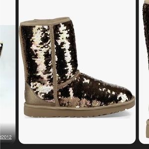 Uggs boots gold